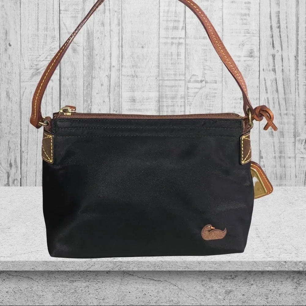 DOONEY & BOURKE Vintage MINI NYLON & LEATHER BAG
